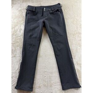 Volcom Women's Battle Stretch Skinny Black Ski Snowboard Pants Size Large
